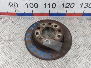 диск тормозной задний Volkswagen Golf 5 поколение 2006, 1.4 л., бензин, МКПП, хетчбэк 5 дв., 1K0615601AB