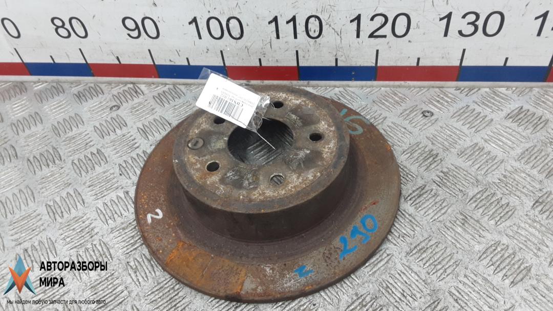 диск тормозной задний Nissan Qashqai 1 поколение 2007, 1.6 л., бензин, МКПП, внедорожник 5 дв. - фото №1