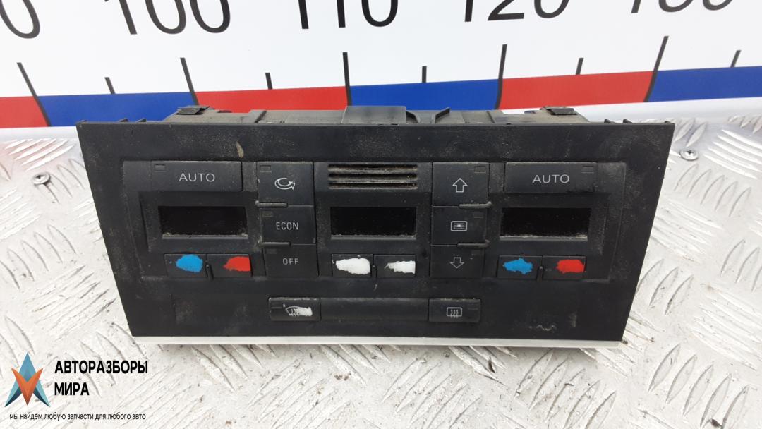 блок управления печки / климат-контроля Audi A4 B7 2004, 1.9 л., TDi PD, дизель, МКПП, седан, 8E0820043AA - фото №1