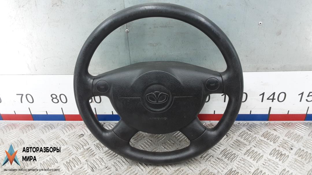 руль Chevrolet Kalos 1 поколение 2005, 1.2 л., бензин, МКПП, хетчбэк 5 дв., 96535350 - фото №1