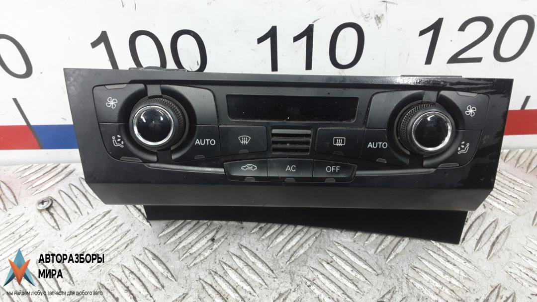 блок управления печки / климат-контроля Audi A5 8T 2009, 2.0 л., TFSI, бензин, МКПП, купе, 8T2820043AF, 8T2820043S - фото №1