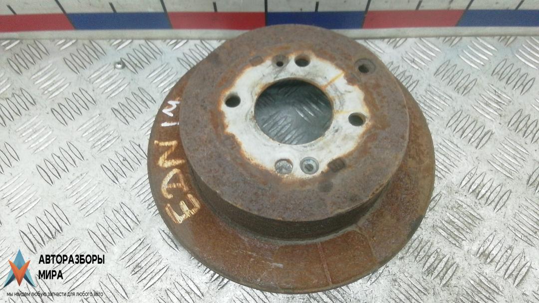 диск тормозной задний Kia Rio 2 поколение 2006, 1.4 л., бензин, МКПП, хетчбэк 5 дв. - фото №1