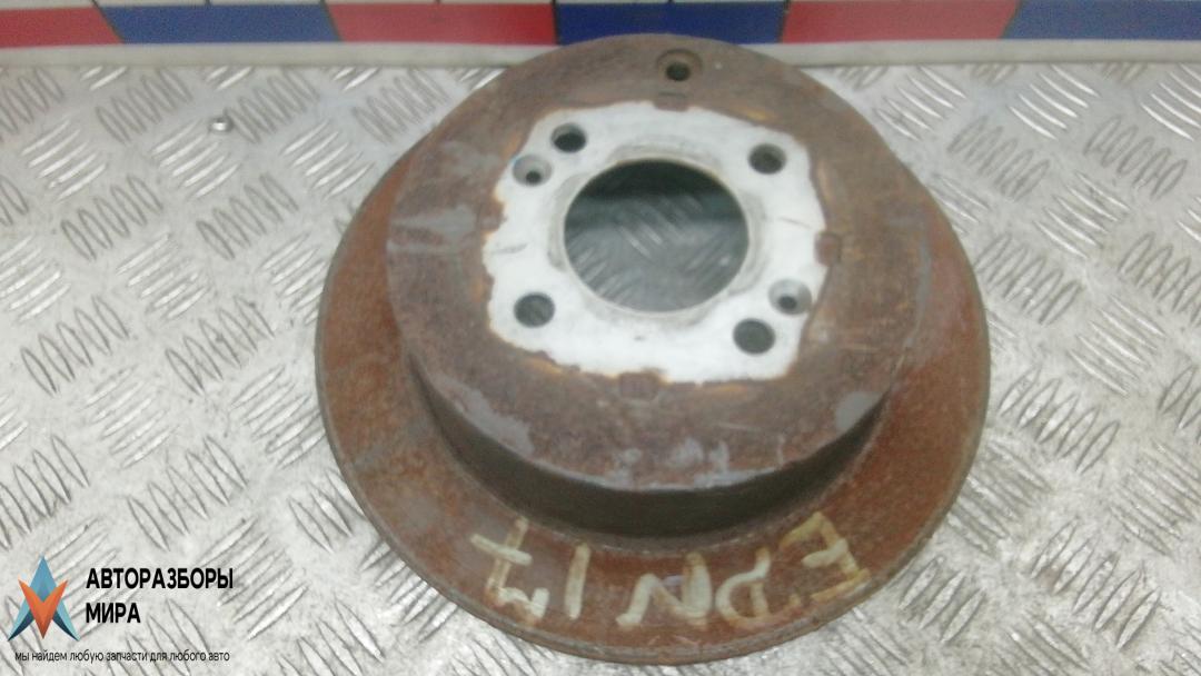 диск тормозной задний Kia Rio 2 поколение 2006, 1.4 л., бензин, МКПП, хетчбэк 5 дв. - фото №1