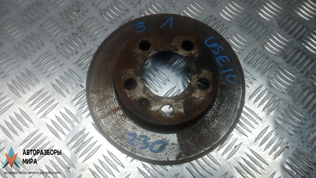 диск тормозной задний Volkswagen Bora 1 поколение 2000, 1.6 л., бензин, МКПП, седан - фото №1