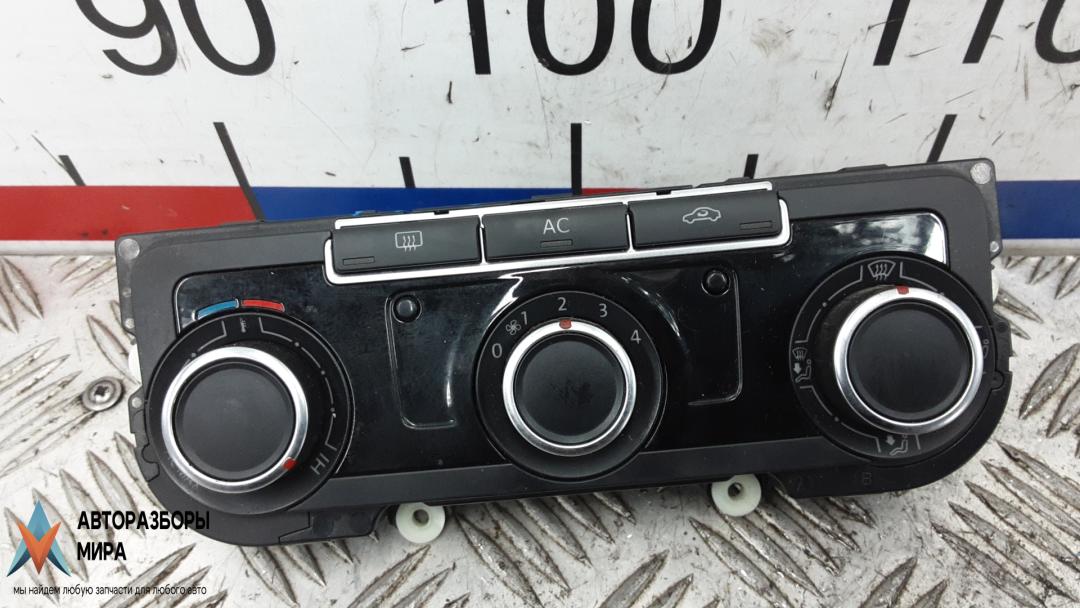 блок управления печки / климат-контроля Volkswagen Passat B7 2011, 1.6 л., дизель, МКПП, седан - фото №1