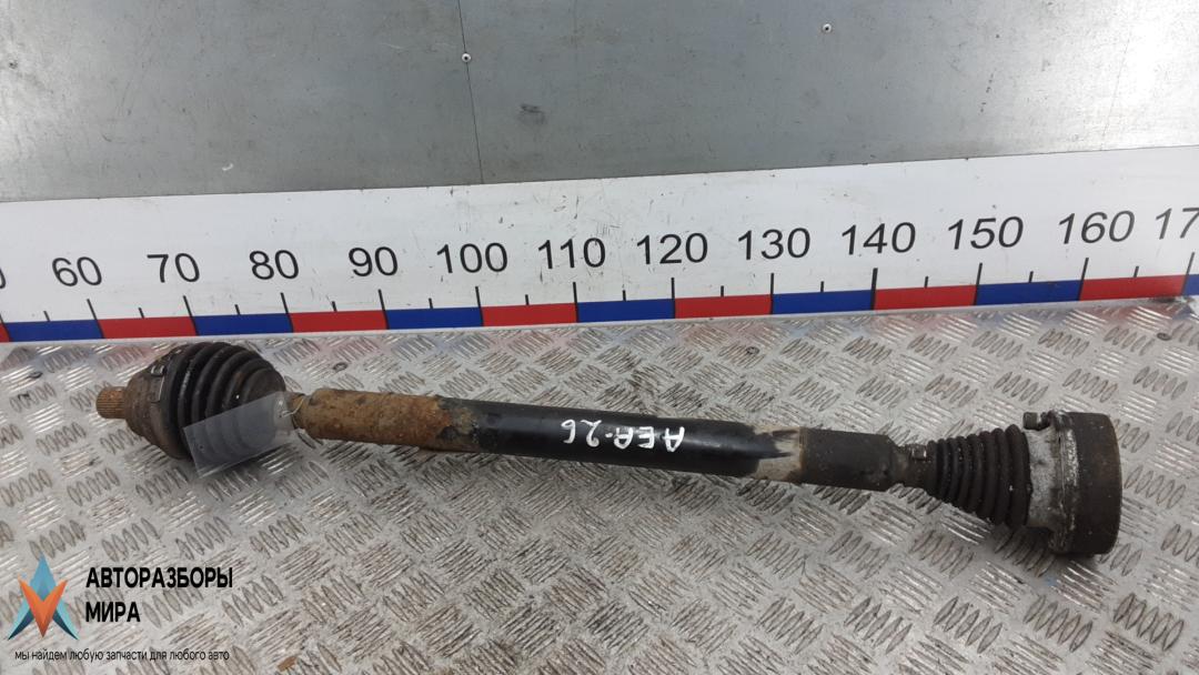 полуось передняя правая (приводной вал, ШРУС) Volkswagen Passat B7 2011, 1.6 л., дизель, МКПП, седан - фото №1