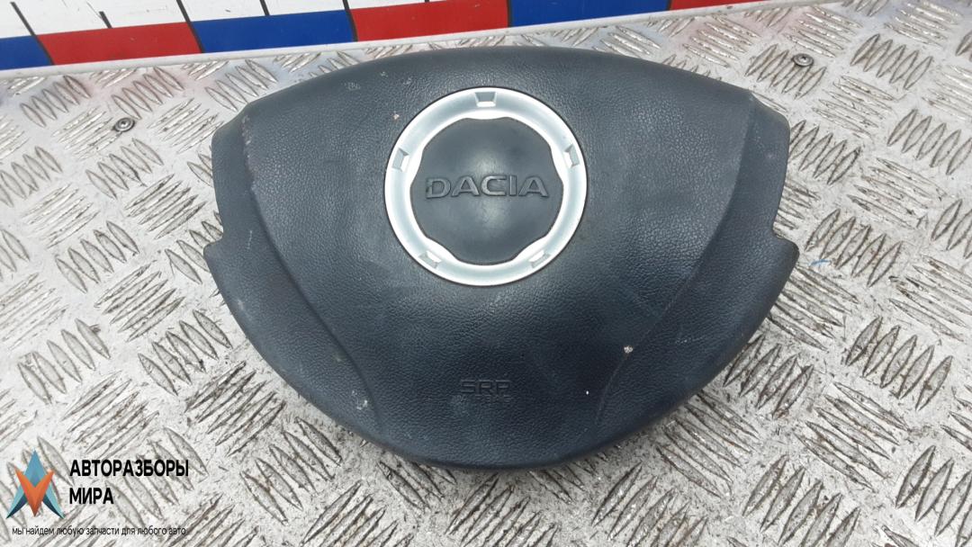 подушка безопасности водителя Dacia Sandero 1 поколение 2009, 1.4 л., бензин, МКПП, хетчбэк 5 дв. - фото №1