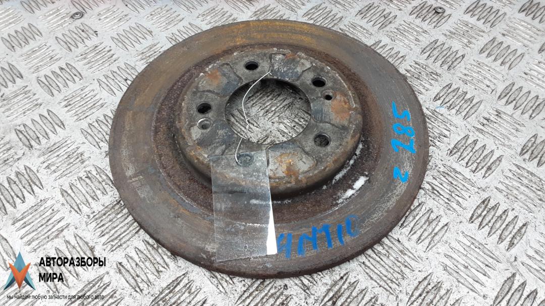 диск тормозной задний Hyundai i40 VF 2012, 1.7 л., дизель, МКПП, универсал, 584113Z100 - фото №1