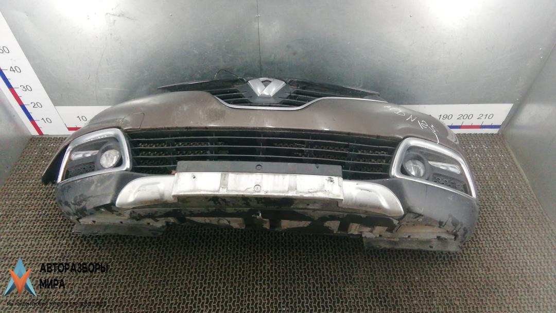 бампер передний Renault Captur 1 поколение 2015, 1.5 л., дизель, МКПП, внедорожник 5 дв. - фото №1