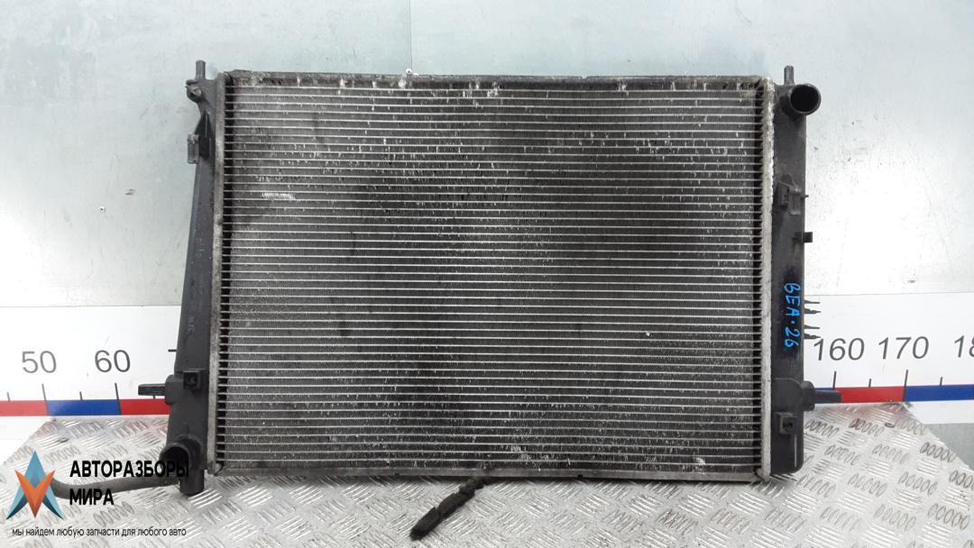 радиатор охлаждения Hyundai Tucson 1 поколение 2007, 2.0 л., дизель, МКПП, внедорожник 5 дв., 253102E550 - фото №1