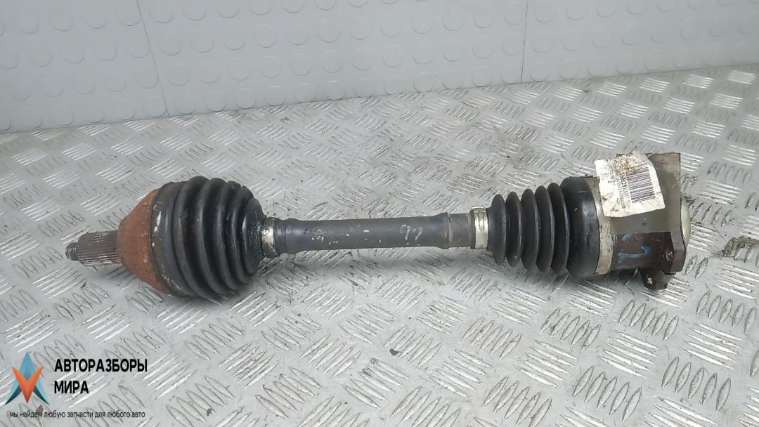 полуось передняя левая (приводной вал, ШРУС) Skoda Fabia 2 поколение (5J) 2008, 1.9 л., D TDI PD, дизель, МКПП, универсал - фото №1