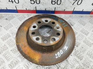 диск тормозной задний Volkswagen Tiguan 1 поколение 2008, 2.0 л., дизель, МКПП, внедорожник 5 дв., 1K0615601AD