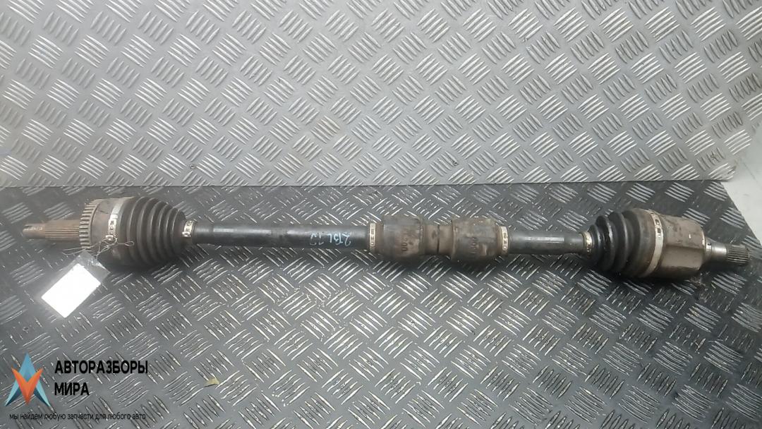 полуось передняя правая (приводной вал, ШРУС) Kia Sportage 3 поколение 2013, 1.7 л., дизель, МКПП, внедорожник 5 дв., 495012Y900 - фото №1