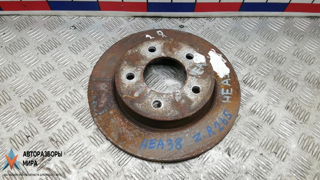 диск тормозной задний Mazda 3 BL 2008, 1.6 л., бензин, МКПП, хетчбэк 5 дв. - фото №1