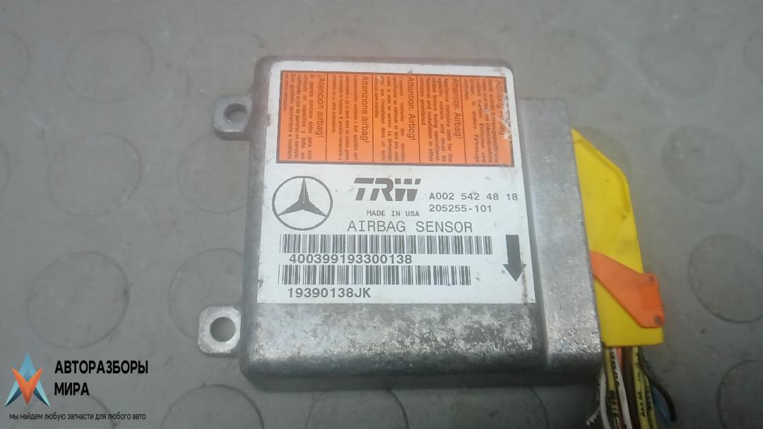 блок AirBag Mercedes-Benz M-Класс W163 1999, 3.2 л., ML320, бензин, АКПП, внедорожник 5 дв., 400399193300138 - фото №1