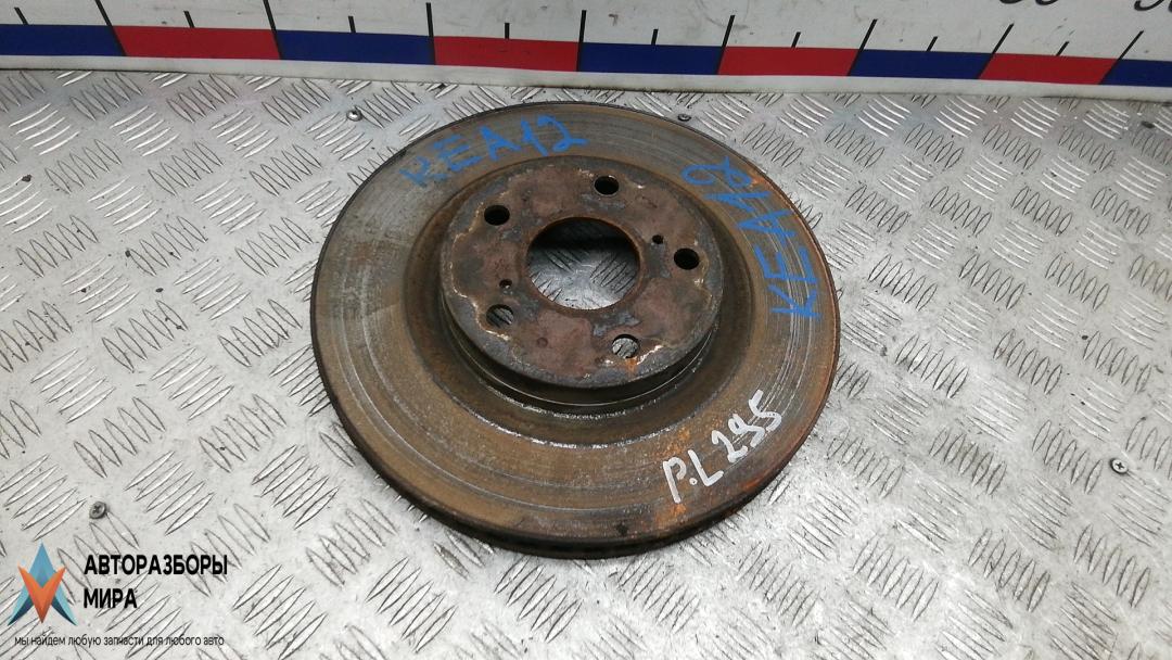 диск тормозной передний Toyota RAV4 3 поколение (XA30) 2006, 2.0 л., бензин, МКПП, внедорожник 5 дв., 4351242050 - фото №1