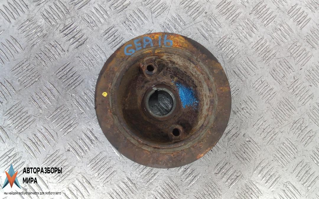 шкив коленвала Mitsubishi L200 4 поколение 2008, 2.5 л., дизель, МКПП, пикап, 1104A013 - фото №1