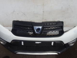 бампер передний Dacia Sandero 2 поколение 2015, 0.9 л., бензин, МКПП, хетчбэк 5 дв.