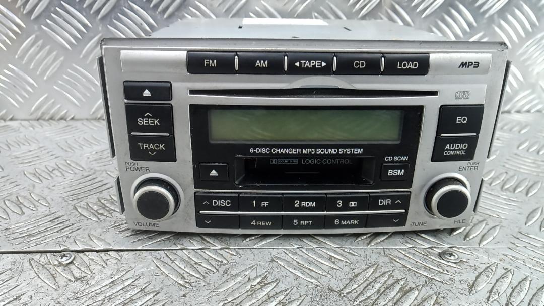 магнитола Hyundai Santa Fe 2 поколение (CM) 2007, 2.2 л., дизель, АКПП, внедорожник 5 дв., 961002B220 - фото №1