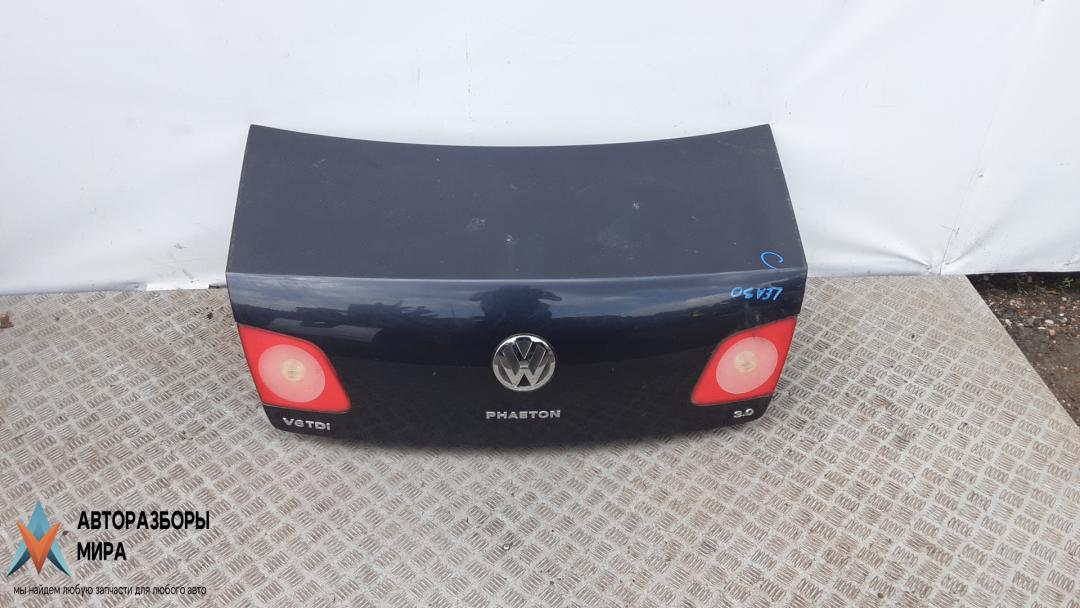крышка багажника Volkswagen Phaeton 1 поколение 2006, 3.0 л., дизель, АКПП, седан, 3D5827025Q - фото №1