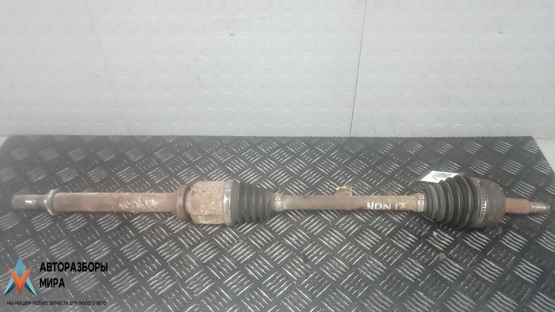 полуось передняя правая (приводной вал, ШРУС) Renault Fluence 1 поколение 2012, 1.5 л., дизель, МКПП, седан - фото №1
