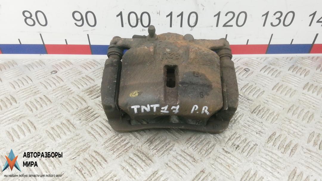 суппорт передний правый Nissan X-Trail T31 2009, 2.0 л., дизель, МКПП, внедорожник 5 дв., 41001JD00A - фото №1